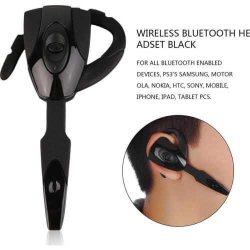 The New for Ps3 Scorpion Headset With Camera Hanging Ear Bluetooth Headset X7W4