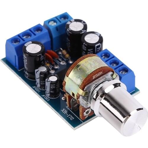 TDA2822M Digital Power Amplifier Board 2x1.5W 2.0-Channel Stereo Audio Amp Module Portable Radio Power Amplifier Board