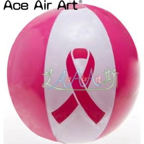 Popular inflatable ball,sphere hanging with customized logo for World Breast Cancer Awareness Day