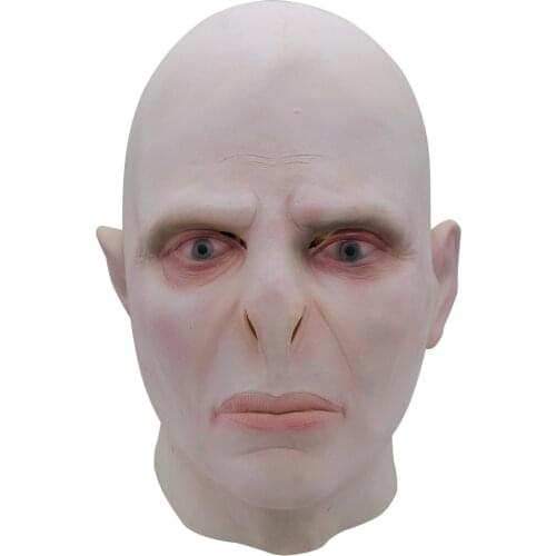 Lord Voldemort Tom Marvolo Riddle Cos Head Band Halloween Latex Horror Scary Halloween Cosplay Costumes Hogwards Cos