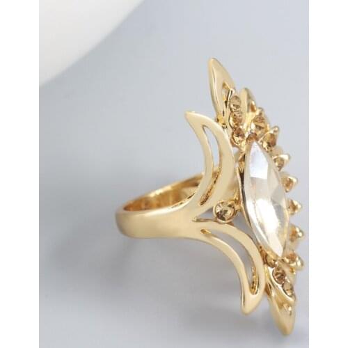 Womens Zircon Rings Womens Rings Gold Shell Engagement Ring Party Popular Girlfriend Jewelry Gifts Glamour Accessories
