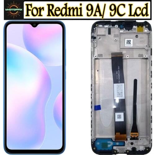 ORIGINAL For Xiaomi Redmi 9A LCD Display Touch Screen Digitizer Assembly Redmi 9A LCD Replace For Xiaomi Redmi 9C LCD Display