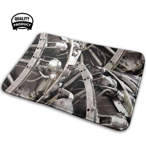 1952 Wright Turbo-Cyclone Radial Engine Comfortable Door Mat Rug Carpet Cushion 1952 Wright Turbo Cyclone 18R 3350 Tc Radial