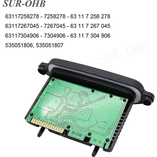 5 Series F10 Headlight 63117258278 TMS Halogen 535051807 Driver 63117267045 module 7258278 For 520i car 63117304906 headlamps