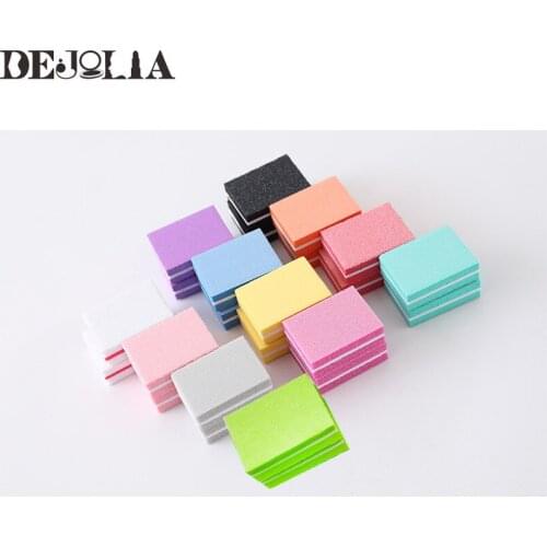 50 Pieces Mini Sponge File Nail File Professional Small Sponge File Manicure Sandpaper Nail File Pedicure Nail Art Tools