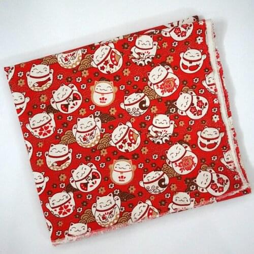 90*145cm Lucky cats,Maneki Neko,DollarCat handmade patchwork Canvas fabric cloth home textile Sewing DIY Tablecloth Sofa Cover