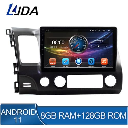 Android 10.0 Car Radio For Honda Civic 8 2005-2011 LHD Octa Core GPS Navigation Deckless Car Stereo Headunit Multimedia DSP 4GB