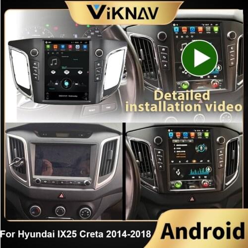 Android car radio multimedia player for Hyundai IX25 Creta 2014 2015 2016 2017 2018 car GPS navigation DVD stereo receiver