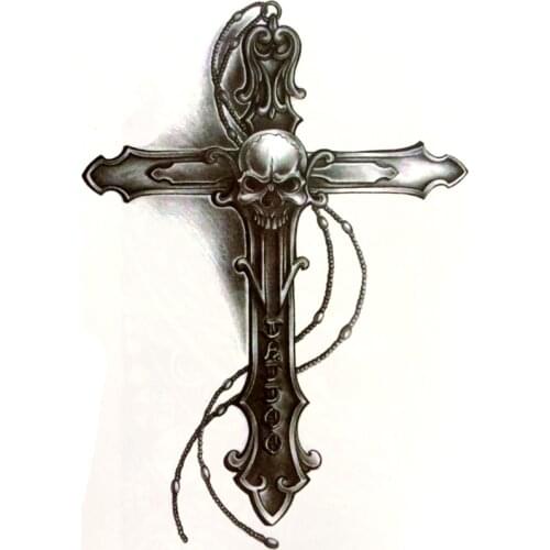 Exorcist Cross Waterproof Temporary Tattoo Sticker Tatoo temporary stickers Fake Tattoo Selfie Flash Tattoo Harajuku Men