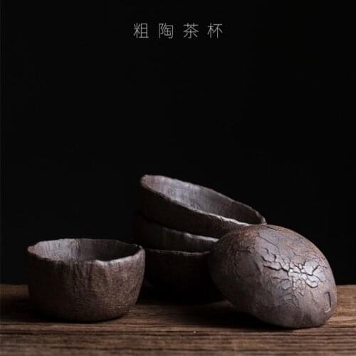 Handmade Ceramic Craft Coffee Cup Personality Hand-made Mugs Afternoon Tea Cup Japanese Vintage Cup Tea Bowl