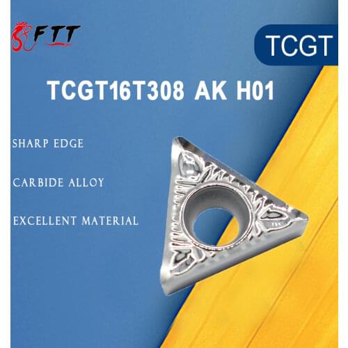 20PCS TCGT110204 AK H01 TCGT 110204 Aluminum cutter blade Insert Cutting Tool turning tool CNC Tools AL +TIN Alloy wood