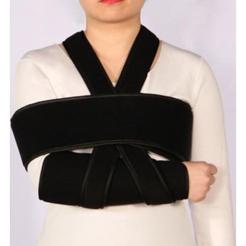 Medical Arm Sling Shoulder Brace Adjustable Rotator Cuff and Elbow Support Includes Immobilizer Band for Quick Recovery new sell