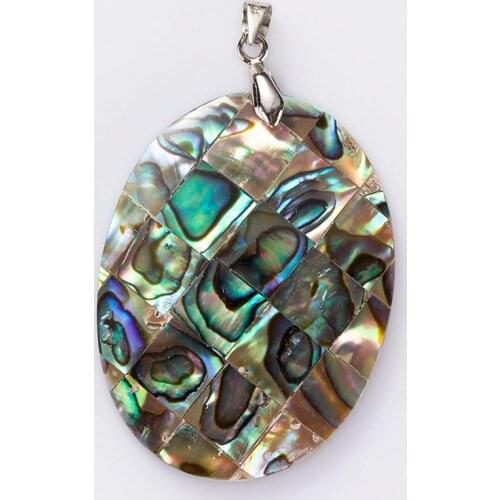 Natural seashells pendant abalone Conch for Jewelry DIY handmade charms pendant SeaShells decoration
