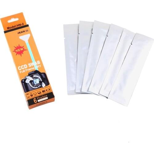 New 6 PCS CCD Sensor Cleaning Kit/Dry CMOS Cleaner Dry SWAB for Canon Nikon Sony Camera DSLR Cameras