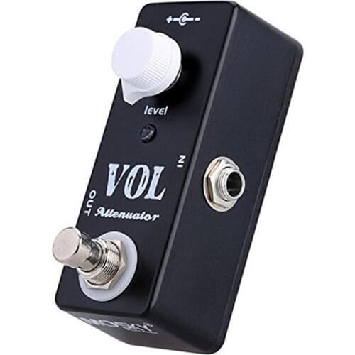 Mosky VOL Electric Guitar Effects Pedal Bass Passive Attenuator Full Metal Shell For Electric Guitar Passive Attenuator Effects
