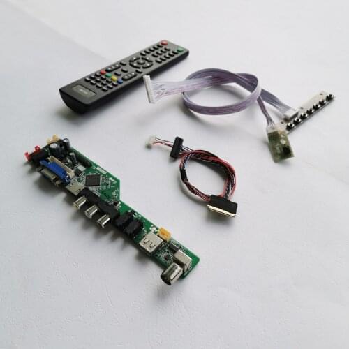 Fit LTN101NT05/LTN101NT06/LTN101NT07 laptops panel VGA+Audio+USB+RF WLED 10.1" 1024*600 40Pin LVDS LCD controller board kit