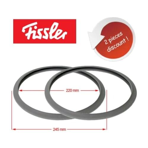 Düdüklü tencere Sızdırmazlık Halkası Için 2 Adet Yedek Fissler Vitavit Buhar Basıncı Mühür