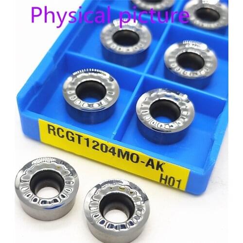 RCGT1204 AK H01 Face Aluminum Milling Cutter Carbide Insert Milling Blade Milling Turning Cutter CNC Lathe Tool