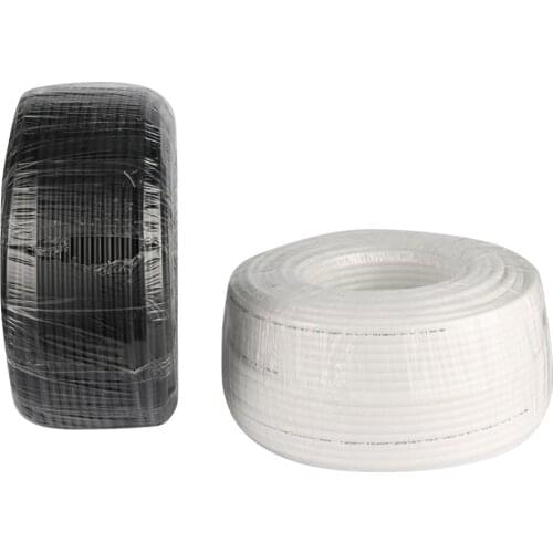 20/40/60mm 1/4 Inch Black White PE Pipe 6.35mm Outer Diameter Garden Irrigation Reverse Osmosis Water System Hose Aquarium Tube