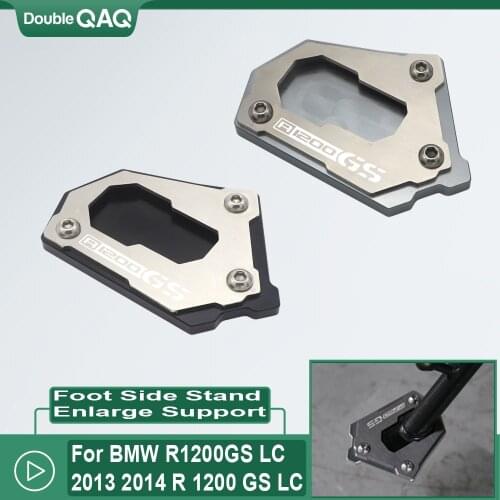 For BMW R1200GS LC 2013 2014 R 1200 GS LC Adventure Large Kickstand Sidestand Foot Enlarger Extension Plate Pad New