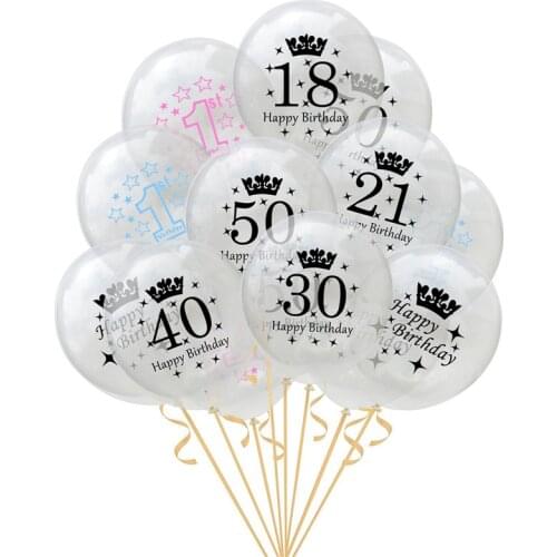 Boy And Girl Birthday Balloons Numbers Baby Birthday Party Party Layout Pink Blue Or Other Colors And Numbers Can Choose qq024