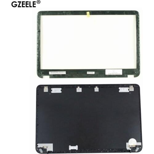 GZEELE New for HP SleekBook Envy6 Envy6-1000 LCD Back Cover top shell Lid 686590-001 692382-001 AM0QL000900 Lcd Front Bezel