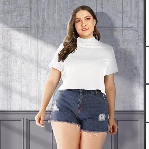 Plus Size Tee Shirt Oversize Femme T Shirt Women White Black Tshirt 3XL 4XL Casual Summer Shirt Mujer Camisetas Ladies Tops 2021