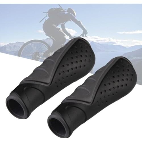 1 Pair Ergonomic Rubber Anti-slip MTB Road Cycling Handlebar Grip Mountain Bike Skid-Proof Grips Bicycle Accessories