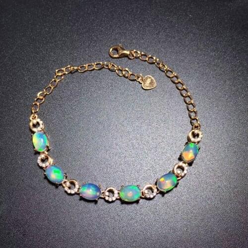 100% NATURAL ETHIOPIAN WELO FIRE OPAL Bracelet CABOCHON 1 piece