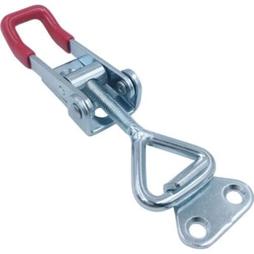 198Lbs 150KG Adjustable Toolbox Case Metal Toggle Latch Catch Clasp Quick Release Anti-Slip Push Pull Clamp Tools