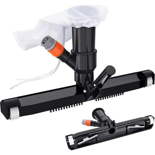 FQYL Swimming Pool Vacuum Head Accessories with Bag,14inch Wide Vacuum Cleaner Cleaning Supplies for Pool Spas Ponds Tub
