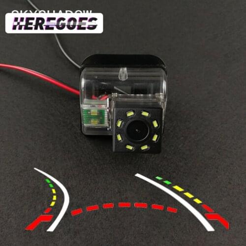 Wireless Car CCD Rear Camera Fisheye 4 8 12 led dynamic Night Vision For Mazda 6 CX-5 CX-7 CX-9 2009 2010 2011 2012