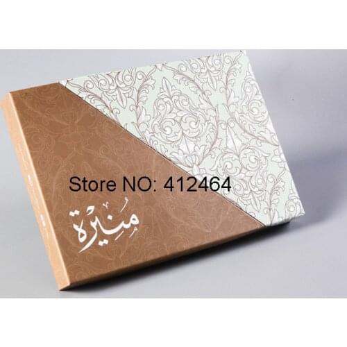 Custom made high quality double side printing gloss laminated delivery flat foldable paper packaging box ---PX10666
