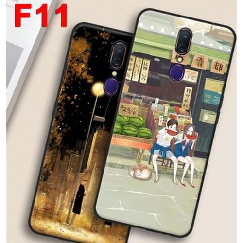 For OPPO F11 6.53" Case HD cartoon pattern soft silicone phone Case For OPPO F11 Cover OPPOF11 TPU Shell back cover cases shell
