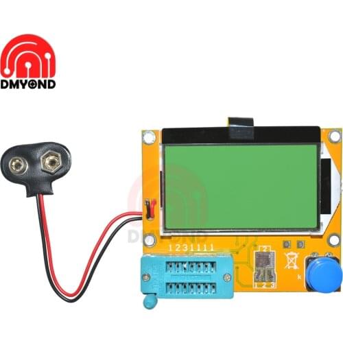 LCD Digital Transistor Tester M328 LCR-T4 Backlight Diode Triode Capacitance T4 Meter Screen Tester For MOSFET/JFET/PNP