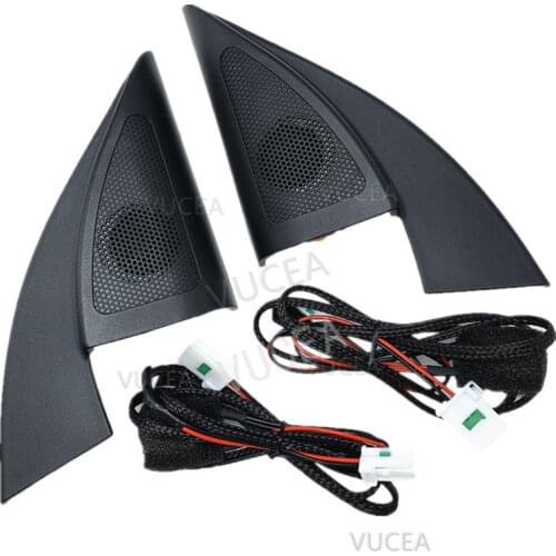 For kia RIO 2017 2018 X-Line 4 KX CROSS K2 triangle head tweeter speakers car tweeter audio trumpet speakers tweeter with wire