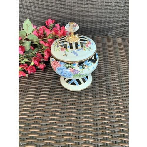 Ezem 3070 Bg Pedestal Enamel Sugar Bowl