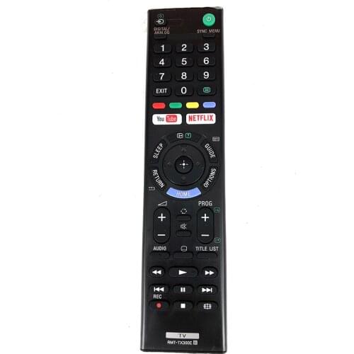 RMT-TX300E Remote Control Suitable for Sony Led Smart TV LCD TV With Youtube Netflix Button KD-55XE8505 KD43X8500F RMT-TX300P