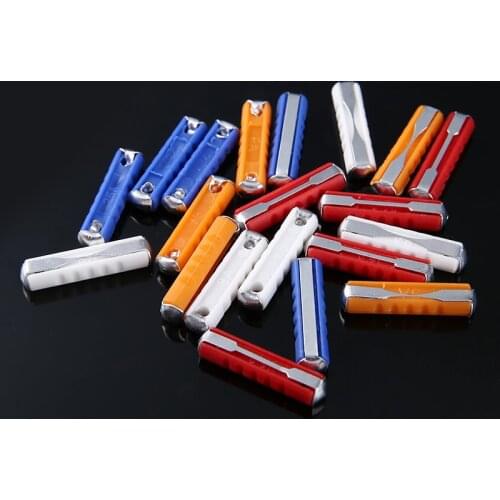 Hot Sale 20/40/100pcs 5A 8A 16A 25A Classic Car Auto Fuses Kit Continental Car Fuse Torpedo Bullet Auto Fuze Kit