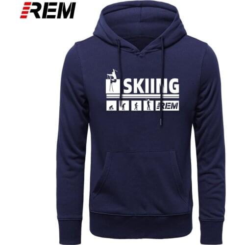 REM Hoodies Cross-country Ski Evolution Funny Nordic Skiing Top Quality Mens FashionCheap Wholesale Hoodies, Sweatshirts