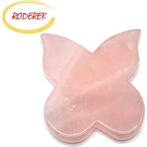 Crystal Quartz Guasha Tools Rose Quartz Guasha Board For Body Scraper Board Natural Stone Body Therapy Tools