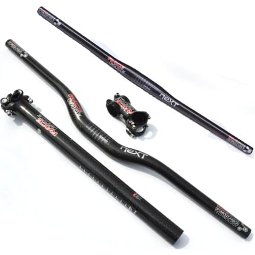 RACE FACE NEXT carbon MTB bicycle handlebar SET mountain bike rise handlebar stem seat post carbon matte cycling parts set