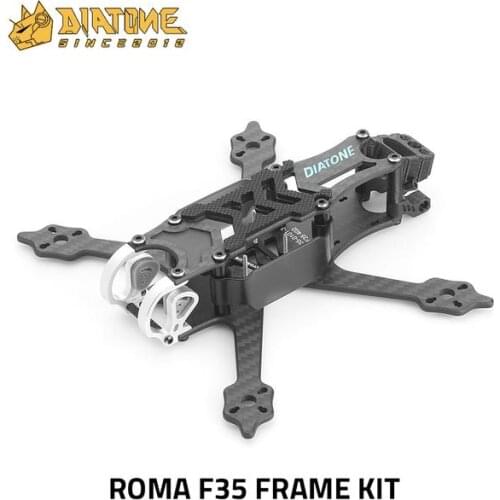 DIATONE ROMA F35 158mm T300 3K Carbon Fiber Frame Kits for RC FPV Racing Freestyle 3.5inch Drones DIY Parts