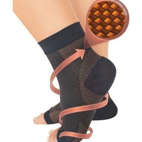 Men Women Foot Circulation Swelling Relief Foot Sleeve Socks Foot Anti Fatigue Compression Varicosity Ankle Support Socks