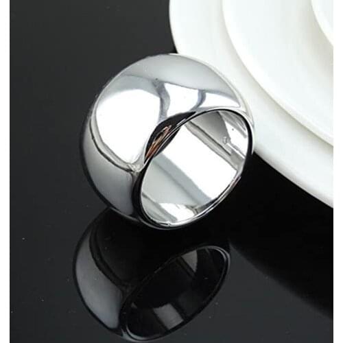 8pcs/lot Hot sale multicolor napkin ring alloy napkin buckle wedding holiday party napkin ring desktop decoration supplies