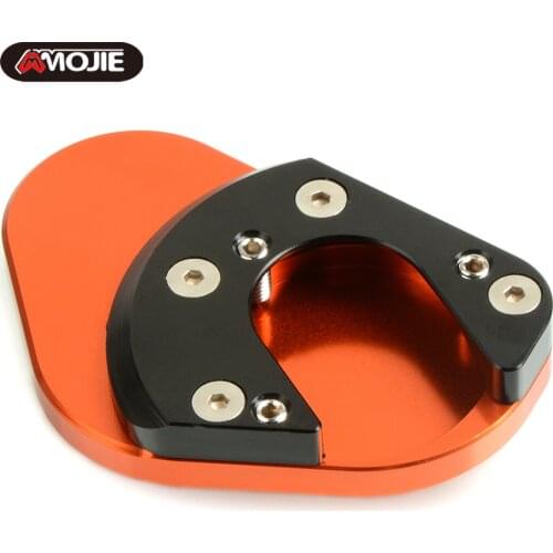 Motorcycle Kickstand Side Stand Enlarge Extension For SMCR Supermoto Adventure 990 690 1190 950 Super Enduro RC125/RC200/RC390