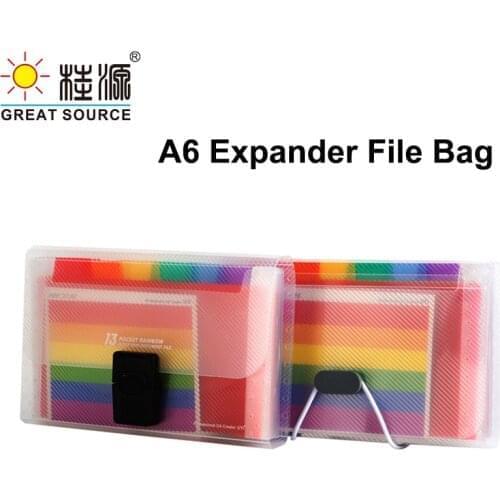 Expanding File Folder 12 Layers File Organiser Portable Bag A6 File Storage 178*105*30mm(L7.01"*W4.12"*D1.18")(20PCS)