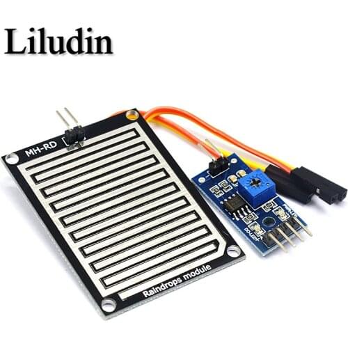 Snow / Raindrops Detection Sensor Module Rain Weather Module Humidity For Arduino