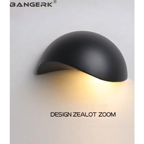 Nordic Design LED Wall Light Loft Black Iron Wall Sconce Lighting Modern Indoor Waterproof Bathroom Lamp Home Decor Fixtures