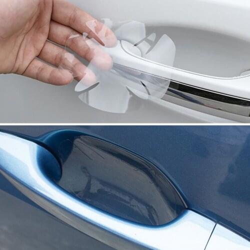 2020 4Pcs Car door Handle Protection Film Car sticker for BMW 1 2 3 4 5 6 7 Series X1 X3 X4 X5 X6 F07 F09 F10 F15 F30 F35